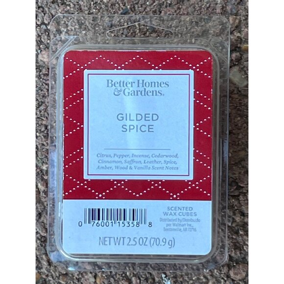 Better Home & Gardens - 3 Pack Scented Wax Cube - Raspberry /Gilded Spice/Lemon - Picture 7 of 15